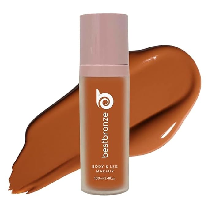 Best Bronze Bombshell Body Makeup - Tattoo Cover Up Makeup & Body Foundation Waterproof - Tattoo Concealer Waterproof for Scars, Varicose Veins Cover Up & Leg Foundation (NW46 Auburn)