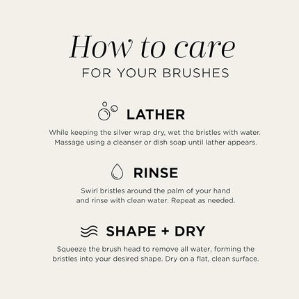 HALEYS Retractable Face Brush, VEGAN Dense, Angled Bristles & Adjustable Sleeve, Portable Makeup Brush for Quick, Easy Streak-Free Blending of Liquids, Creams, Powders, Travel-friendly Mess-Free Cap