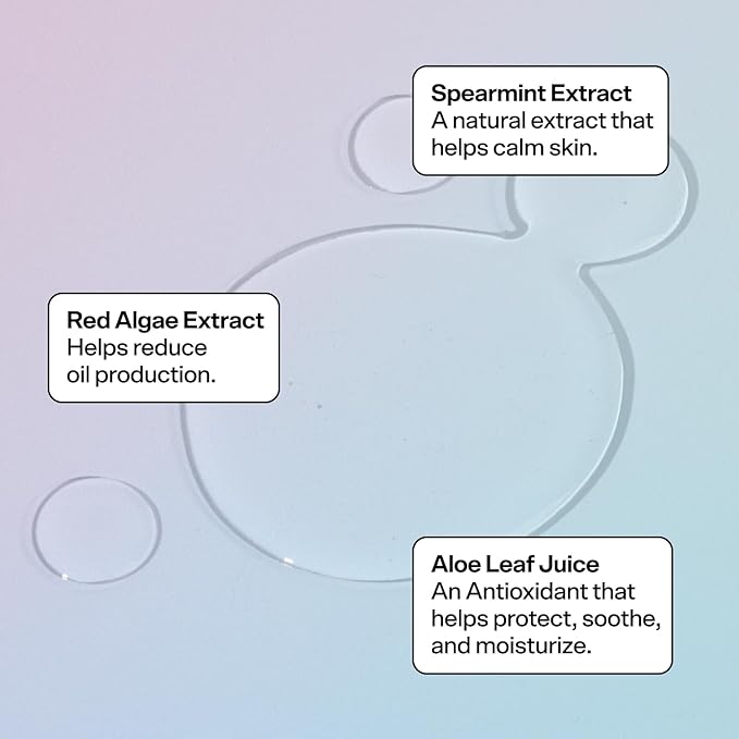 Bubble Skincare Slam Dunk Face Moisturizer for Dry Skin (50ml) + Fresh Start Exfoliating Gel Cleanser (125ml)