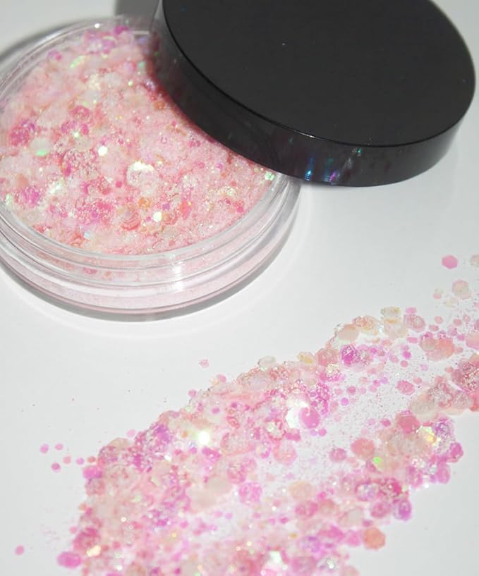 Aura Biodegradable Chunky Glitter // Karizma Beauty Bio Glitter Eco Glitter Face Glitter 10g