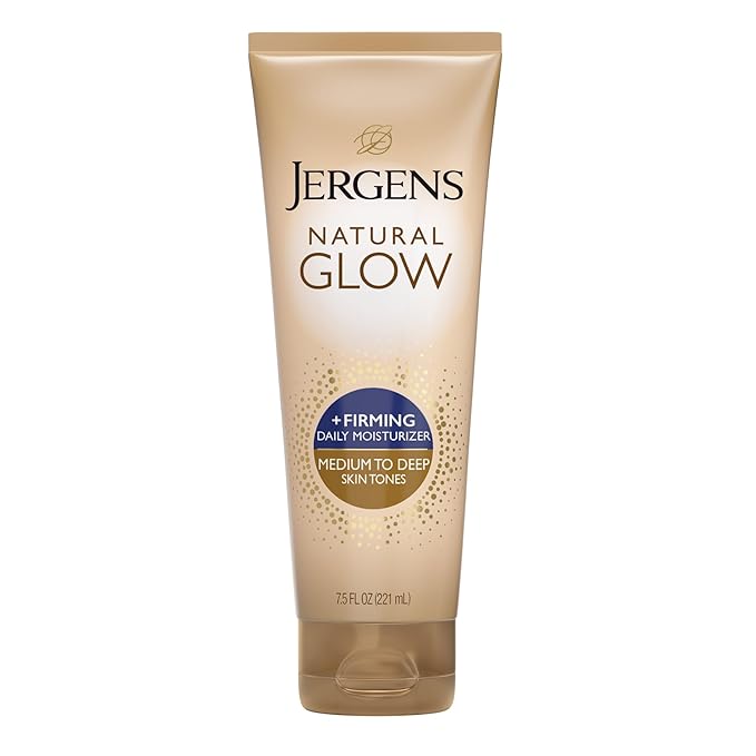 Jergens Natural Glow + Firming Daily Moisturizer Medium to Tan Skin Tones 7.5oz