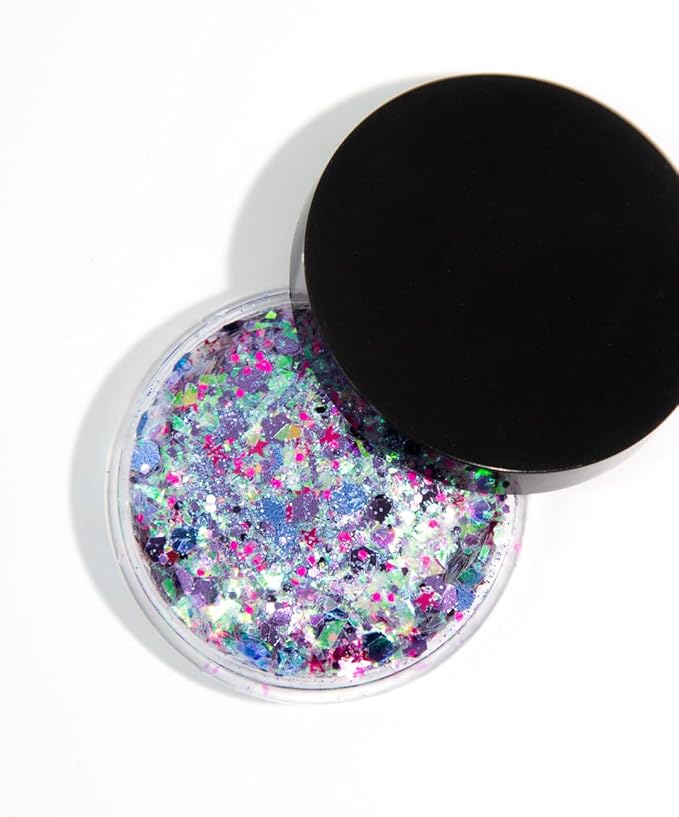 Unicorn Strobe Chunky Glitter // Karizma Beauty for Face and Body Festival Sparkles 10g