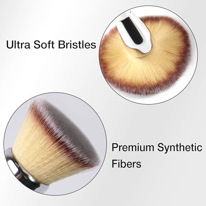 Flat Top Foundation Brush,Daubigny Large Powder Brush Premium Durable Kabuki Makeup Brush Perfect For Blending Liquid,Cream and Flawless Powder,Buffing, Blending,Concealer