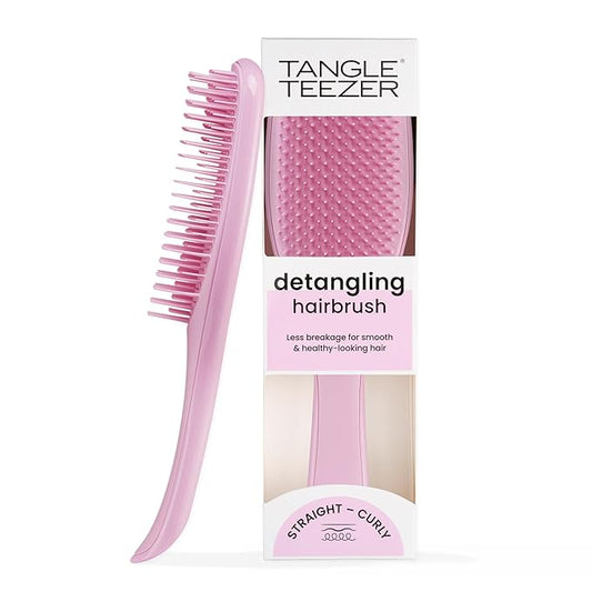 Tangle Teezer Ultimate Detangler Brush for Wet & Dry Hair, Eliminates Knots & Reduces Breakage for All Hair Types, Amazon Exclusive Rosebud