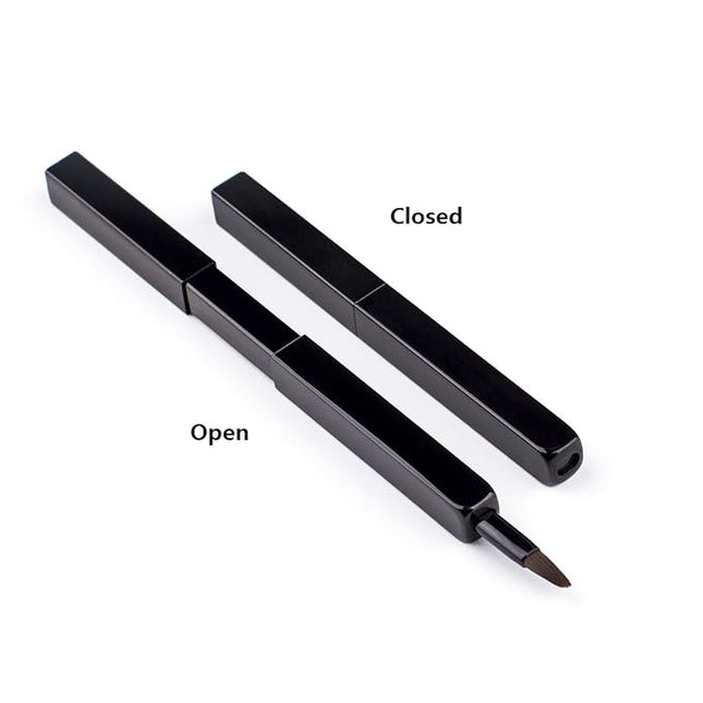 Exquisite Professional Lip Brush Applicators-Retractable Lipstick Brushes- Lipstick Gloss Makeup Brush Tool For Women and Girls (Black)