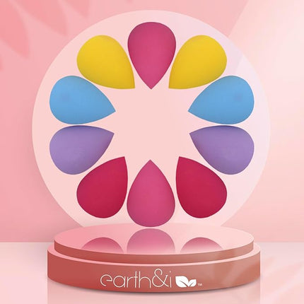 Beauty Sponge for Foundation & Concealer – Soft Latex‑Free Makeup Blender for Smooth, Streak‑Free Application – Expands When Wet, Easy to Clean – For Liquid, Cream & Powder