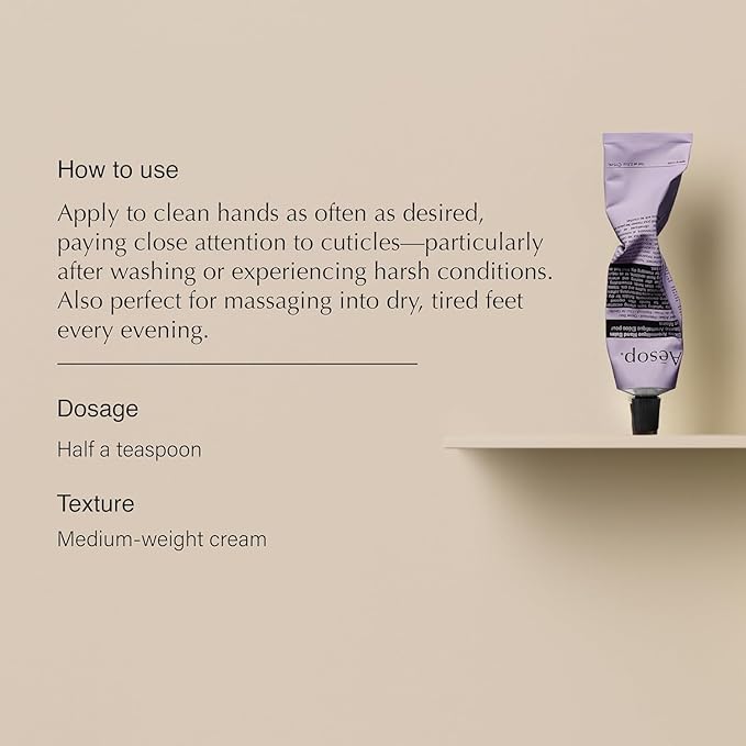 Aesop Reverence Aromatique Hand Wash (16.9 oz) + Eleos Aromatique Hand Balm (2.5 oz) | Hand Care Set to Exfoliate and Nourish | Set of 2