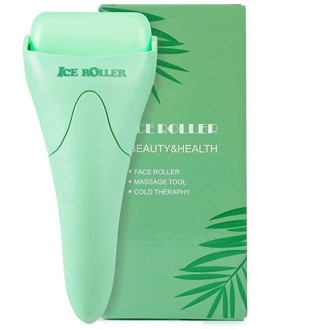 Wonderwin Ice Roller for Face and Body Massage, Facial Roller Skin Care Tool for Reduce Wrinkles and Puffiness, Migraine Pain Relief and Skin Tighten, Cold Therapy for Cooling and Calming(Green)