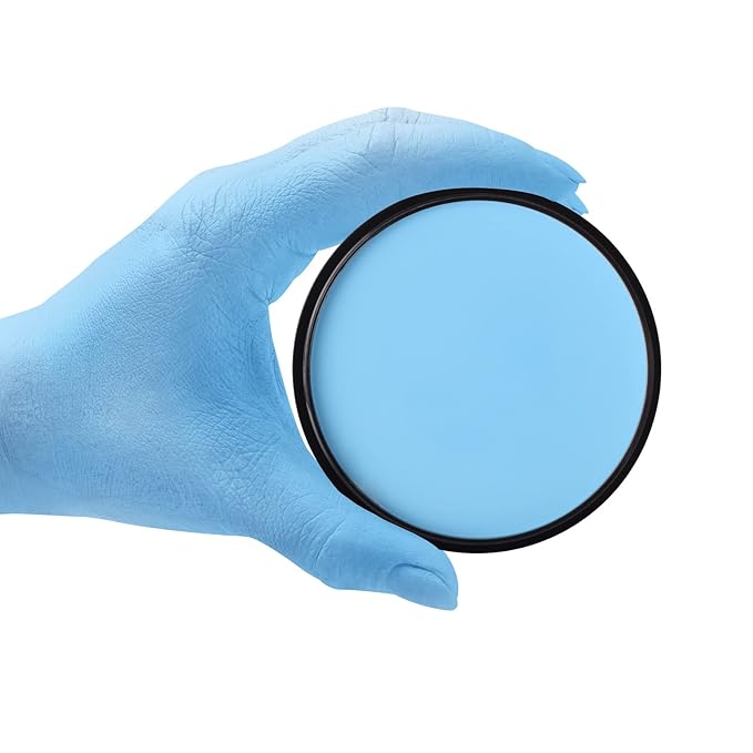 MEICOLY Light Blue Face Body Paint,1.05oz Water Based Washable Pale Baby Blue Face Paint Sadness,Face Painting for Sally Avatar Scary Corpse Bride Halloween SFX Cosplay Makeup