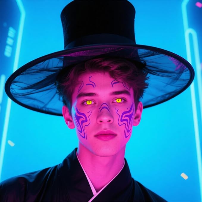 Go Ho Royal Blue Face Paint,Waterproof Cream Blue Face Body Paint for Halloween Cosplay SFX Smurf Mystique Avatar Clown Costume Makeup