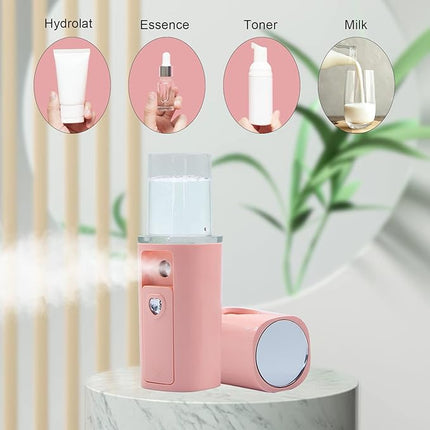 Nano Facial Mister Portable Mini Face Mist Handy Sprayer Automatic Eyelash Extensions Cool Facial Steamer
