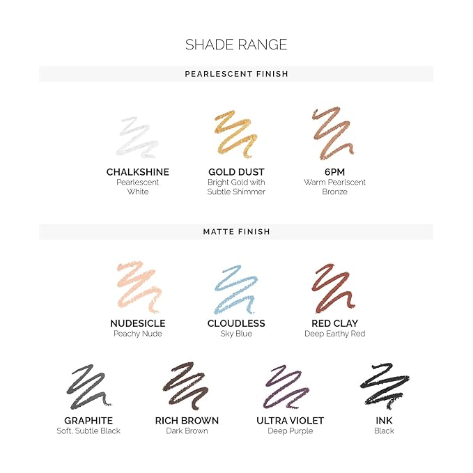 OFIR Waterproof Eye Pencil | Vegan, Cruelty-Free & Smudge-Proof | Creamy Gel Formula for Smooth Application | Long-Lasting, Full-Coverage, Precise Eyeliner Pencil (Red Clay - Deep Earthy Red)