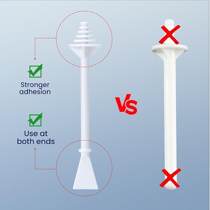 60 Pcs Nose Wax Sticks, Hair Wax Applicator with Disposable Spatulas for Nostril Cleaning, Ear Face Hair Removal for Men Women, Painless