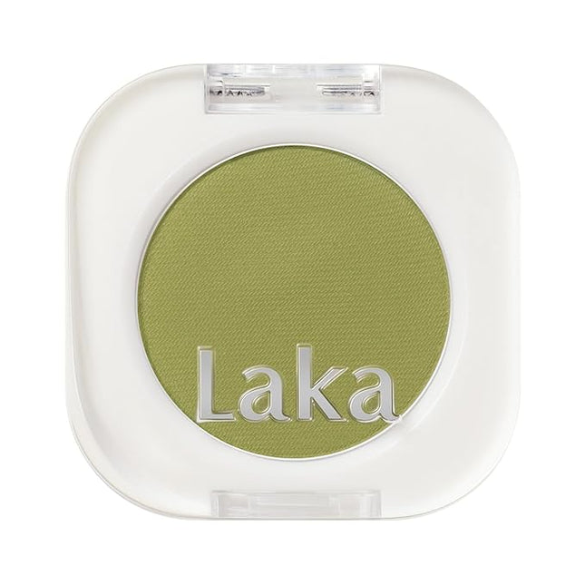 Laka Mono Single Eyeshadow, High Pigment Eye Shadow, Easy Apply, Long Lasting Color, Smooth Blendable Formula, Vegan, K-Beauty (#938 Khaki)