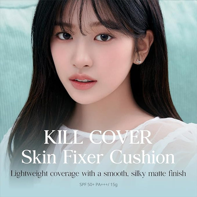 CLIO KILL COVER SKIN FIXER CUSHION (Advanced Version) (23N GINGER, [Refill Included])
