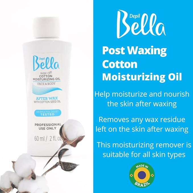 Depil Bella Roll On Wax Honey and Propolis Depilatory | Body Waxing, Hair Removal Wax-Cartridge | For Men and Women | Home Self Waxing | Sensitive Skin | Painless (6 PACK+COMBO)