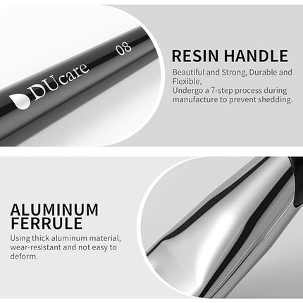 DUcare Flat Foundation Brush for Liquid Makeup, Premium Synthetic Hair Concealer/Kabuki Makeup Brush, Dense Bristles Design, Multi-Purpose Face Brushes for Liquid/Cream/Facial Mask