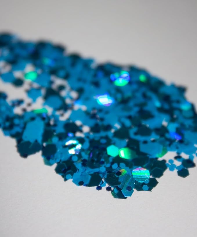 Mermaid Biodegradable Chunky Glitter // Karizma Beauty Bio Glitter Eco Glitter Face Glitter 10g