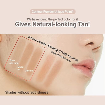ETUDE Contour Powder - Creator | Bronzer And Contour Palette To Effortlessly Define The Face Like A Selfie | Smooth, Velety Texture | Natural Look, brown, Korean Makeup, Kbeauty, Perfect for Gift