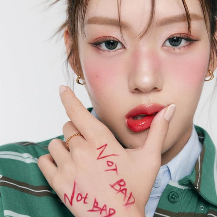 ETUDE Heart Pop Blush, Icy Teak Cheek Color, Natural Highlight & Glossy Finish, Lightweight Formula, Compact 0.2 oz – Ice Aura Teak