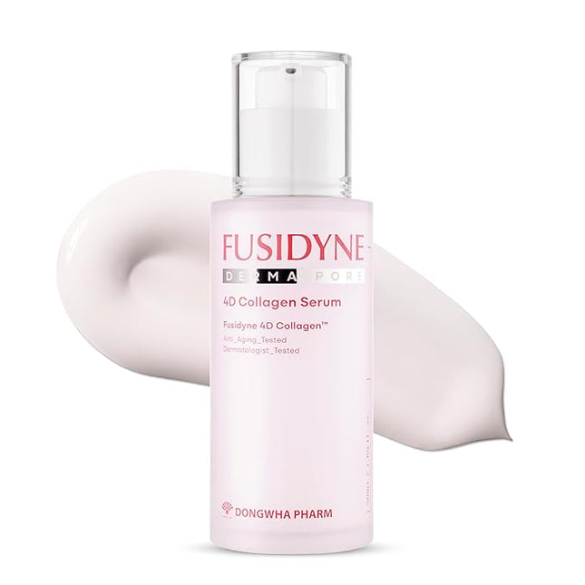 Derma Pore 4D Collagen Serum (1.69 fl. oz) Hydrating Peptide Serum for Minimizing the Appearance of Pores, Skin Firming & Radiant Skin, Makeup Prep, Korean Skincare