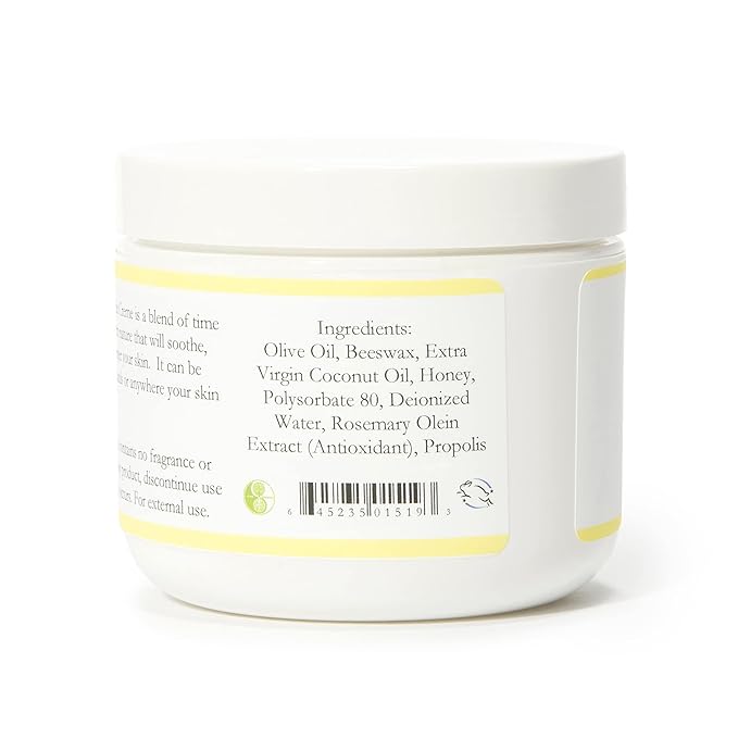Bee Naturals Miracle Skin Creme - All-Natural Hydrating Cream for Full body - Pure Nourishment with Olive Oil, Beeswax & Coconut Oil - Loved globally for Versatility & Trusted by Generations (4 oz)