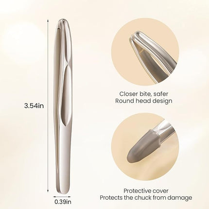 Eyebrow Tweezers for Women-1 Pack (Round)