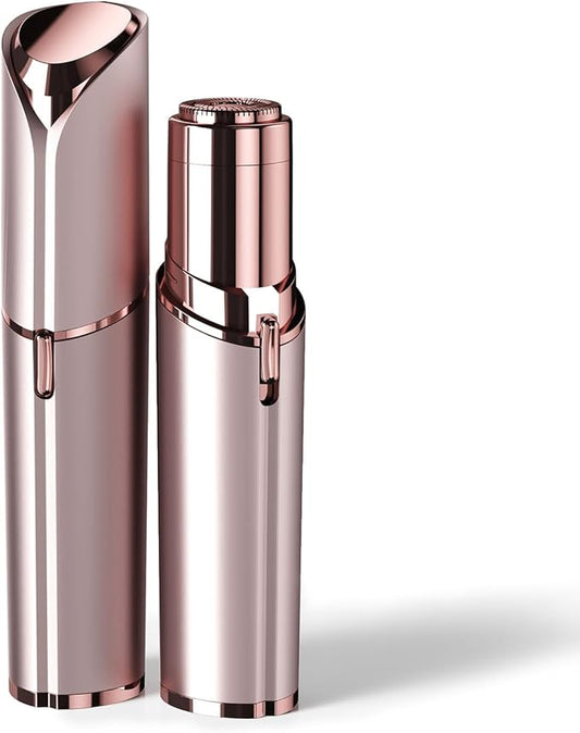 Facial Hair Removal for Women: Electric Face Razor with LED Light - Painless & Instant Results Mini Shaver for Travel Use