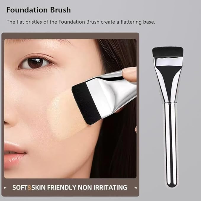 3 Pcs Nose Contour Brush, 2 in 1 U-Shaped Dual-End Contour, Angled and Flat Brushes Sculpting Makeup Tools for Makeup Noses Sculpting Highlighting Defining