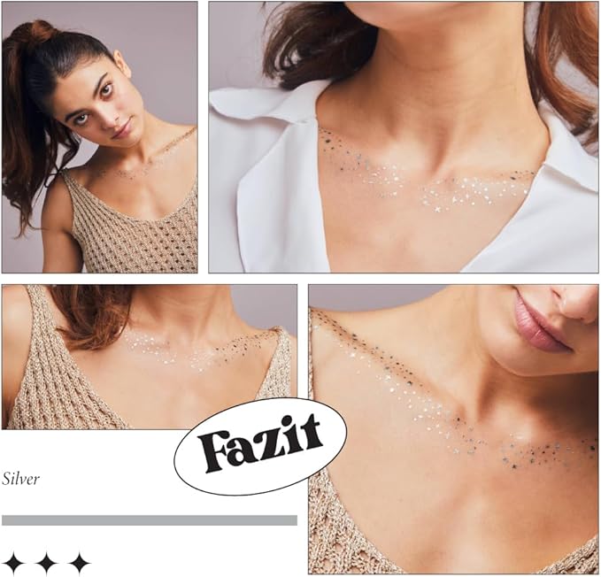 Fazit Makeup Patches - Silver - Decollatage Speckles