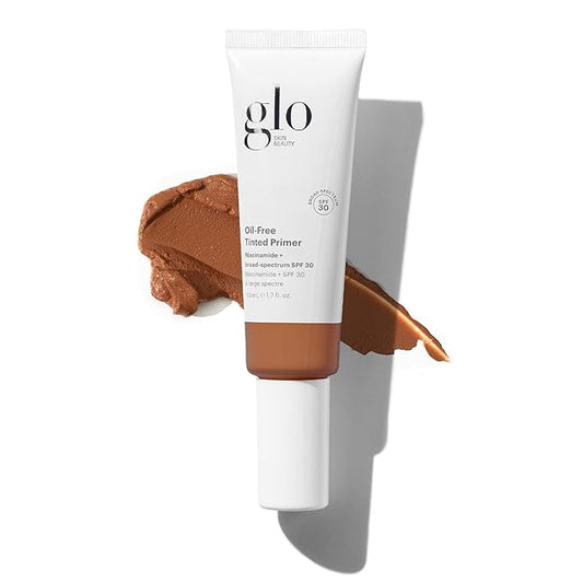 Glo Skin Beauty Oil-Free Tinted Primer SPF 30, (Deep) 1.7 oz - Mineral Makeup for Face, 4-in-1 Foundation Primer, Sheer Coverage, Skincare & Sunscreen With Broad Spectrum UVA/UVB Protection
