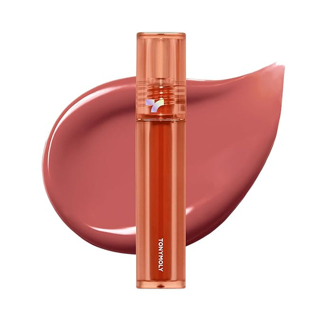 TONYMOLY Perfect Lips Shocking Lip Tint – Long Lasting Semi-Permanent Lip Stain with Moisturizing Formula, N08 Rose Shocking, 0.37 fl oz