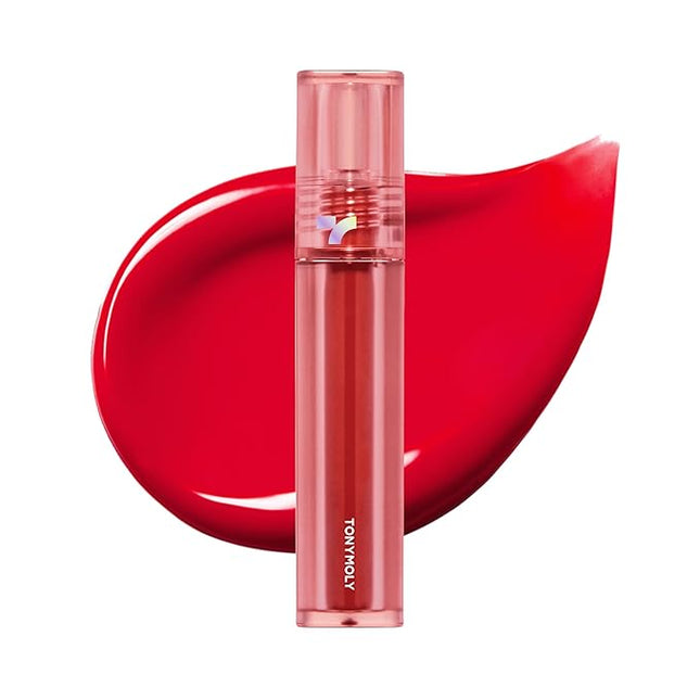 TONYMOLY Perfect Lips Shocking Lip Tint – Long Lasting Semi-Permanent Lip Stain with Moisturizing Formula, N05 Petal Shocking, 0.37 fl oz
