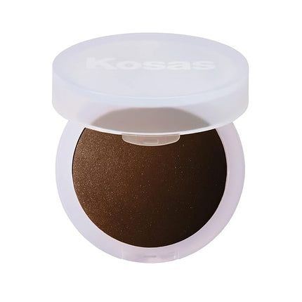Kosas Cloud Set Face Setting Powder - Smoothing Shine Control, Soft, Sheer Translucent Makeup Finish, Portable & Long-Lasting Loose Pressed Baking Powder - Dreamy (Sheer Rich Deep)