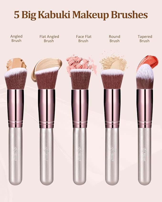 Makeup Brushes Makeup Brush Set, BESTOPE PRO Makeup Brushes Kit, 16Pcs Professional Makeup Brush Set for Eye and Face, Foundation Powder Concealers Blush Eyeshadow Brush Make UP Brushes Kit Champagne