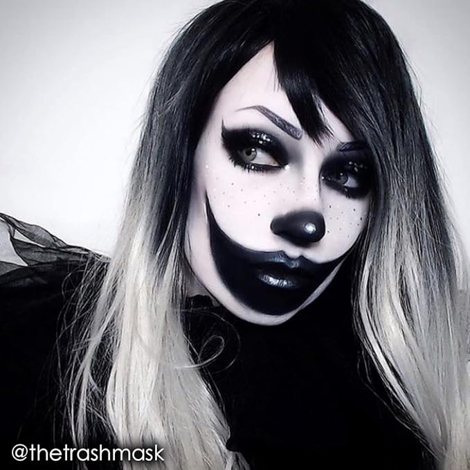 Mehron Makeup Color Cups | Stage, Foundation, Face Paint, Body Paint, Halloween Makeup | Greasepaint .5 oz (14 g) (Black)