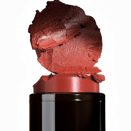 MAKE Beauty Heat Stroke Cream Blush Stick for Cheeks with Natural Hydrating Dewy Finish. Creamy Gel Blush Balm - Shade Flushed, Peachy Nude Cheek Tint