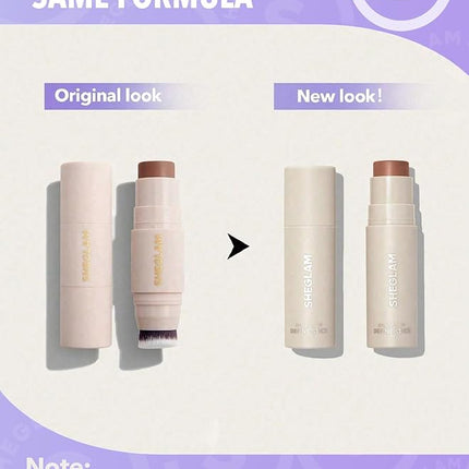 SHEGLAM Snatch 'n' Define Cream Contour Stick Long Lasting Highly Pigmented Sweat Proof Face Bronzer Makeup - Golden Sun