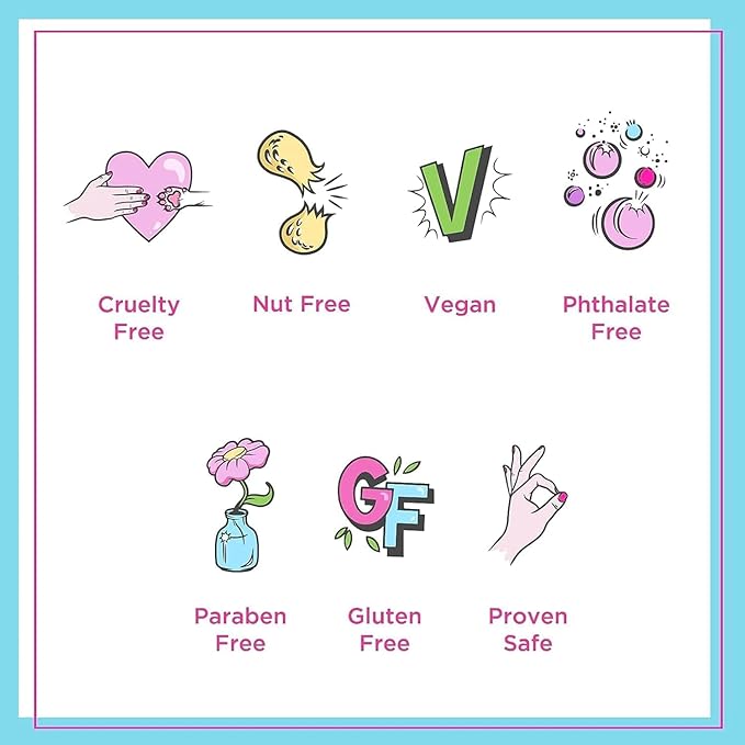 Petite 'n Pretty Feather Stretch Washable Mascara Duo - Makeup for Kids, Tweens and Teens -Easy to Apply & Remove, Made in the USA