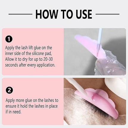 Libeauty Lash Lift Glue, Eyelash Lift Adhesives Lash Perm Glue Strong Sticky Eyelash Lifting Gel for Lash Perming or False Eyelashes Dissolves Quickly in Water