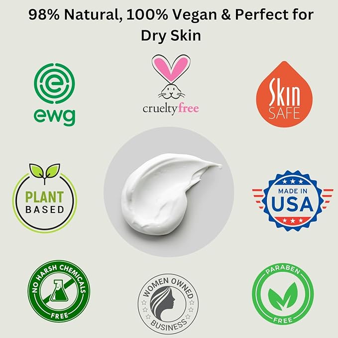 RaGaNaturals Natural Mango Shea Butter Lotion - Tropical Lotion with Vitamin E, B5, Argan & Avocado Oil - Refreshing, Hydrating & Nourishing Moisturizer - Vegan, Cruelty-Free & Paraben Free - 8 Oz