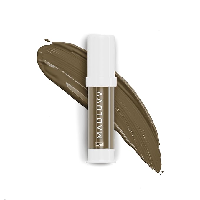 MADLUVV Professional Makeup Pigment for PMU Brow Artistry, Made in the USA, Vegan, Cruelty-free, Non-Toxic, Gel Consistency & High Retention - Chocolate 111.5