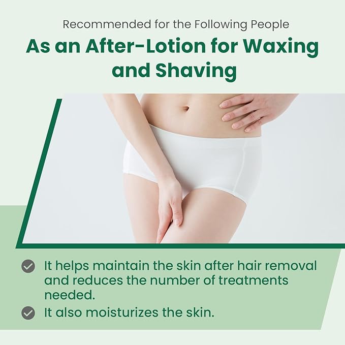 Hair Minimizing Lotion for Full Body with Pineapple and Soymilk, Made in Japan, 3.52 FL. OZ