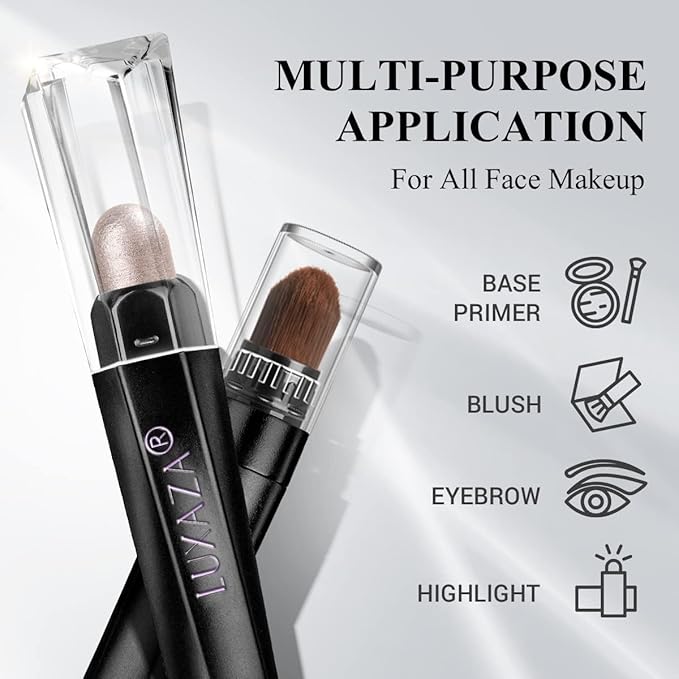 6PCS Champagne Pink Eyeshadow Stick Makeup Sets, Long Lasting Cream Shadow,Metallic And Matte Shimmer Eye Shadow Eye Brightener Stick Pencil Crayon, B04-Champagne Pink