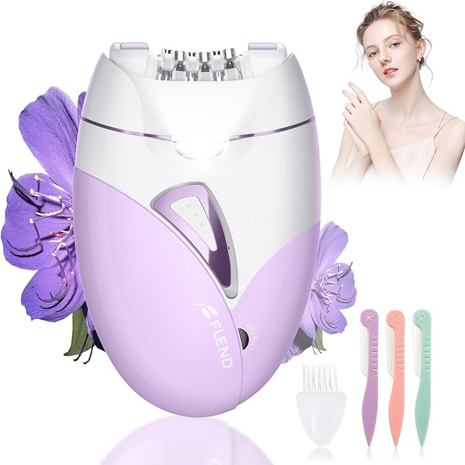 Epilators, 2-Speed Painless Smooth Glide Epilator for Women, Cordless Rechargeable Facial Hair Removal Epilator, Hair Removal Device for Women's Face Legs Bikini Area Arms Legs