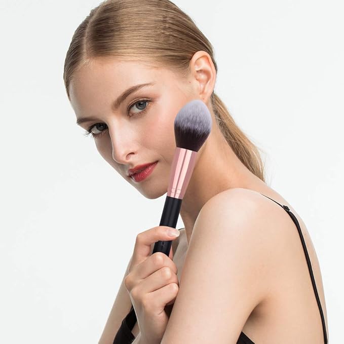 Docolor Pointed Powder Brush Professional Face Makeup Powder Make Up Brushes Liquid Makeup Tools