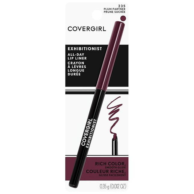 COVERGIRL - Exhibitionist All-Day Lip Liner, Retractable Tip, Easy application, Smudge, Transfer, Mask - Proof, 100% Cruelty-Free