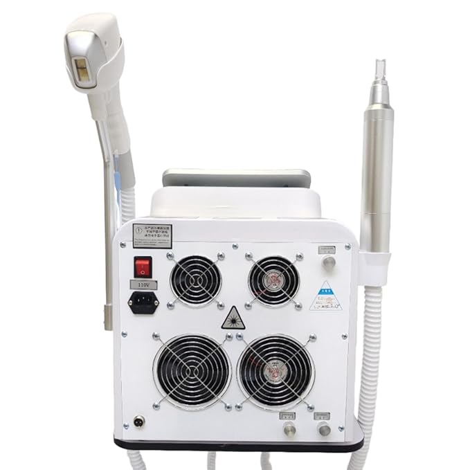 2 IN 1 Fast Effective Hair Removal Machine with Ice Handle, Professional Salon Beauty Device Melainin Pigment Speckle Removal Skin Whitening Tools