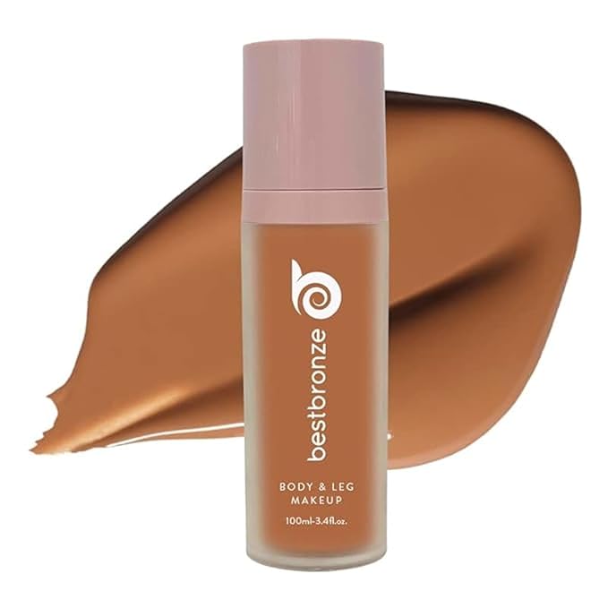 Best Bronze Bombshell Body Makeup - Tattoo Cover Up Makeup & Body Foundation Waterproof - Tattoo Concealer Waterproof for Scars, Varicose Veins Cover Up & Leg Foundation (NC55 Deep Golden Brown)