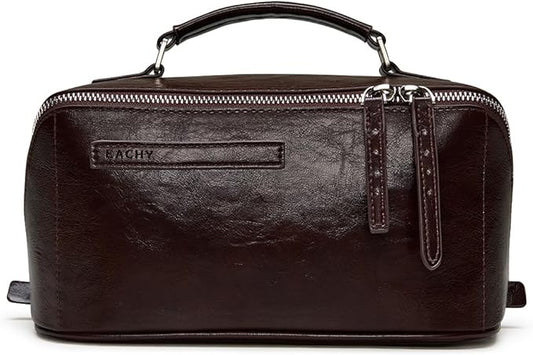 EACHY Travel Makeup Bag,Large Capacity Cosmetic Bags for Women,Waterproof Portable Pouch Open Flat Toiletry Bag Pattern Makeup Bag